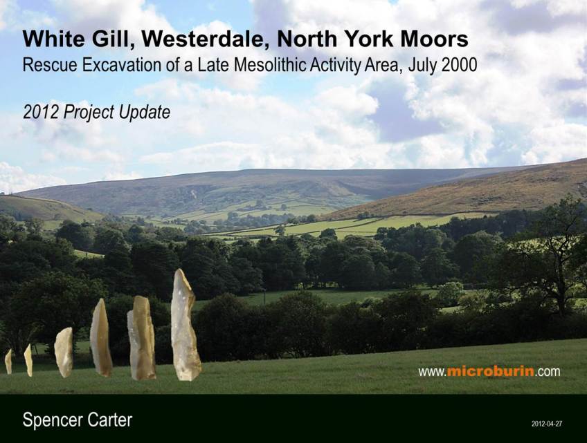 White Gill Project Update - click to download PDF
